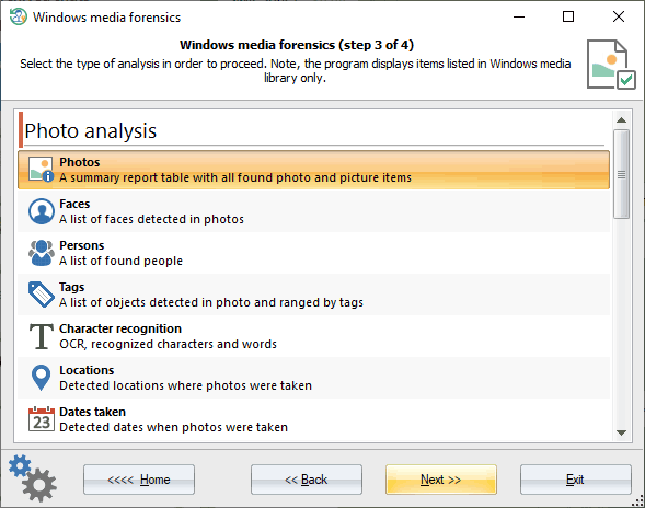 Windows media forensics
