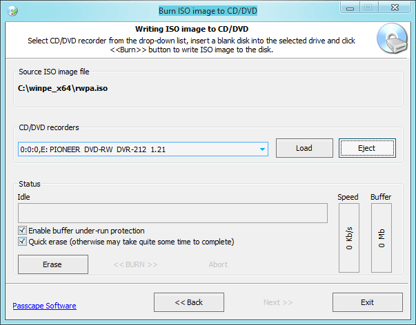 Creating bootable CD from ISO image