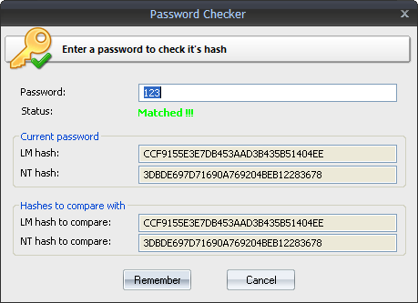 Проверка пароля Windows